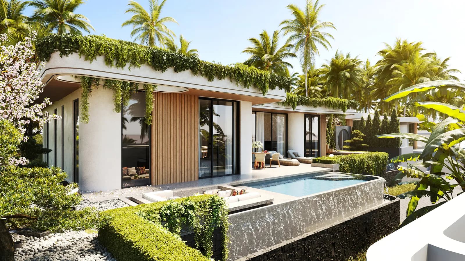 Ardhana luxury villa with infinity pool, day