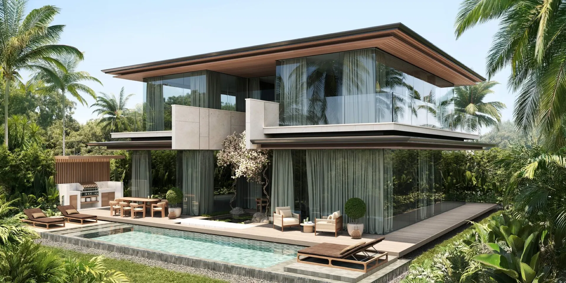 Aravita Residence, gated villa club render
